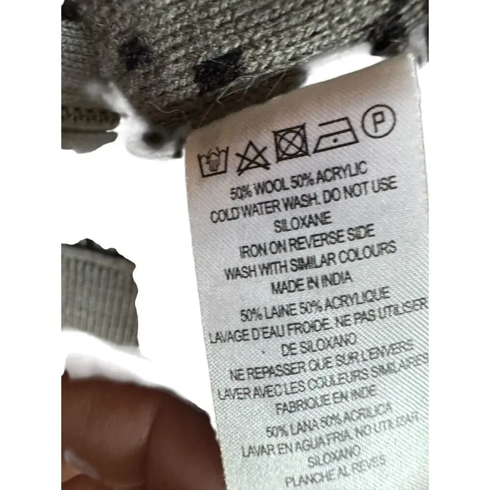 French Connection‎ Fair Isle Wool Blend Sweater women's Small